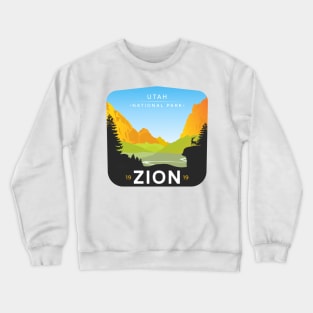 Zion sticker Crewneck Sweatshirt